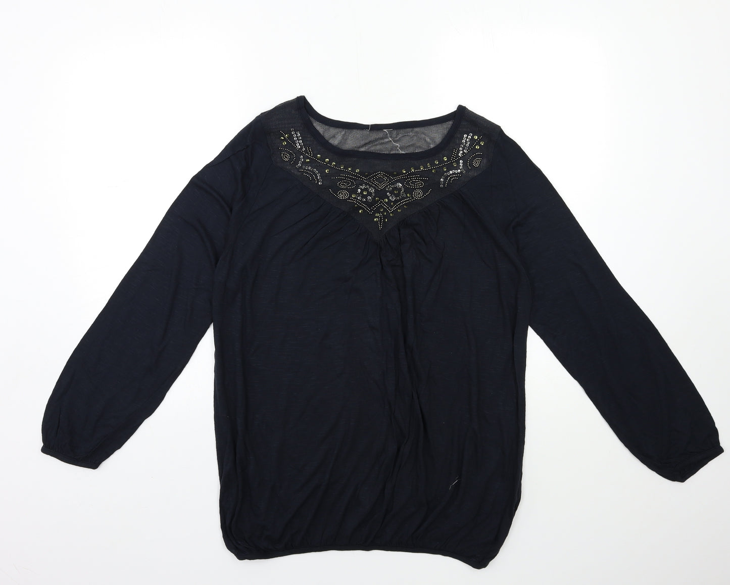 Matalan Womens Black   Basic Blouse Size 10