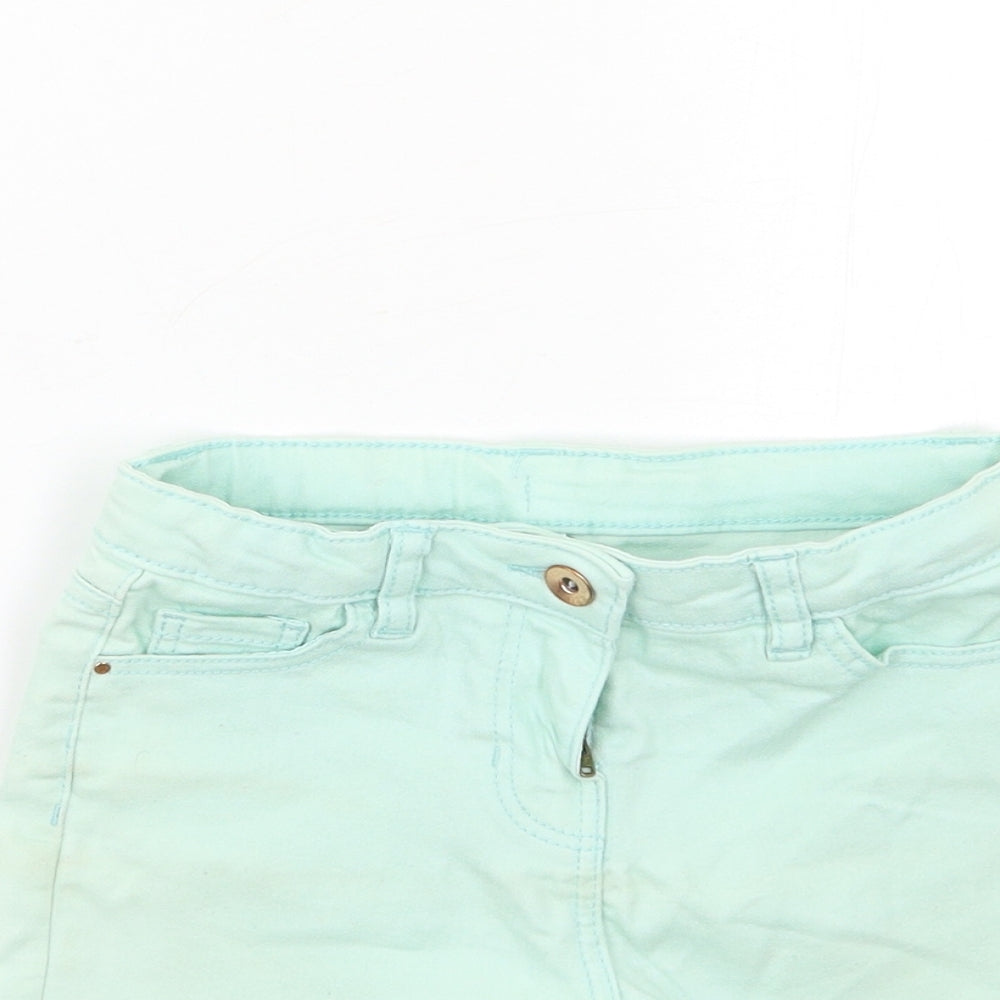 George Girls Blue  Denim Hot Pants Shorts Size 5 Years