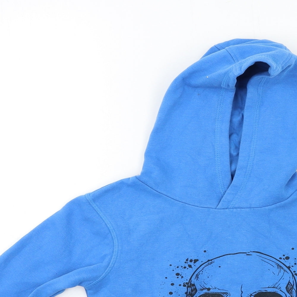 Matalan Boys Blue   Pullover Hoodie Size 6 Years