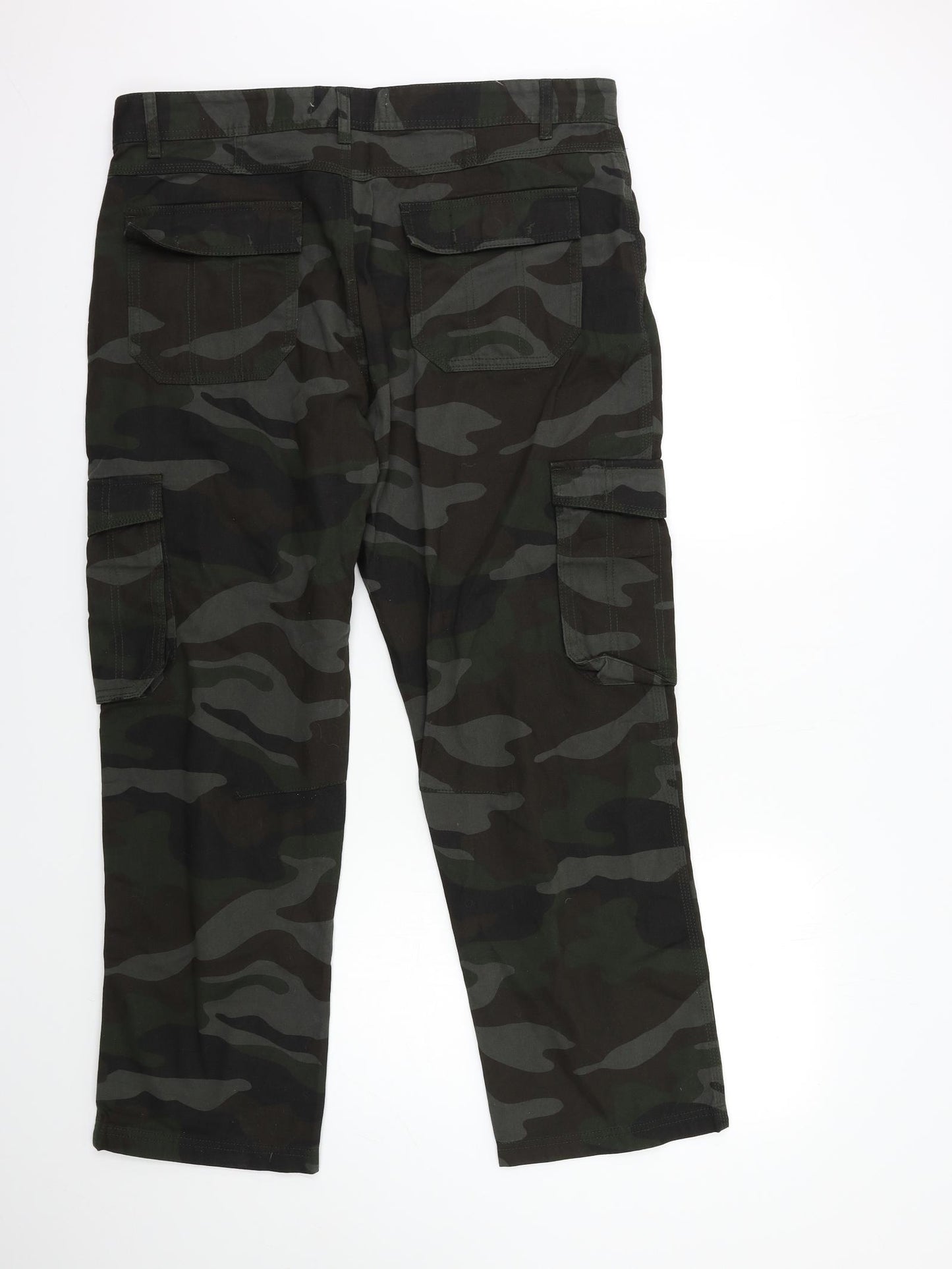 George Mens Green Camouflage  Trousers  Size 38 in L20 in