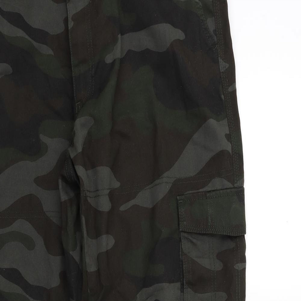 George Mens Green Camouflage  Trousers  Size 38 in L20 in
