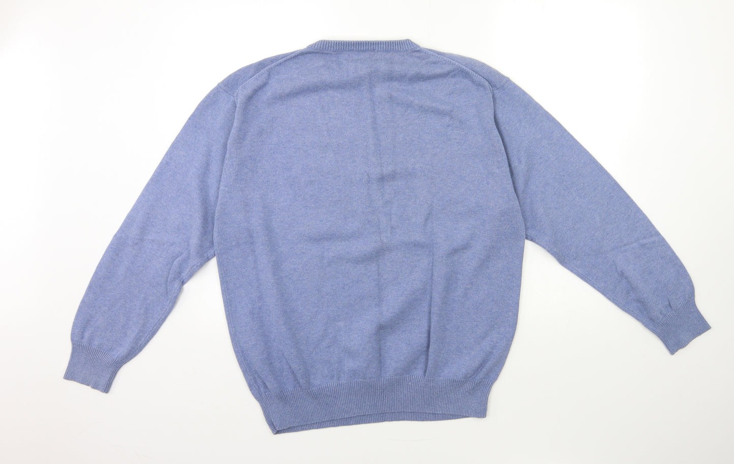 GANT Mens Blue  Knit Pullover Jumper Size L