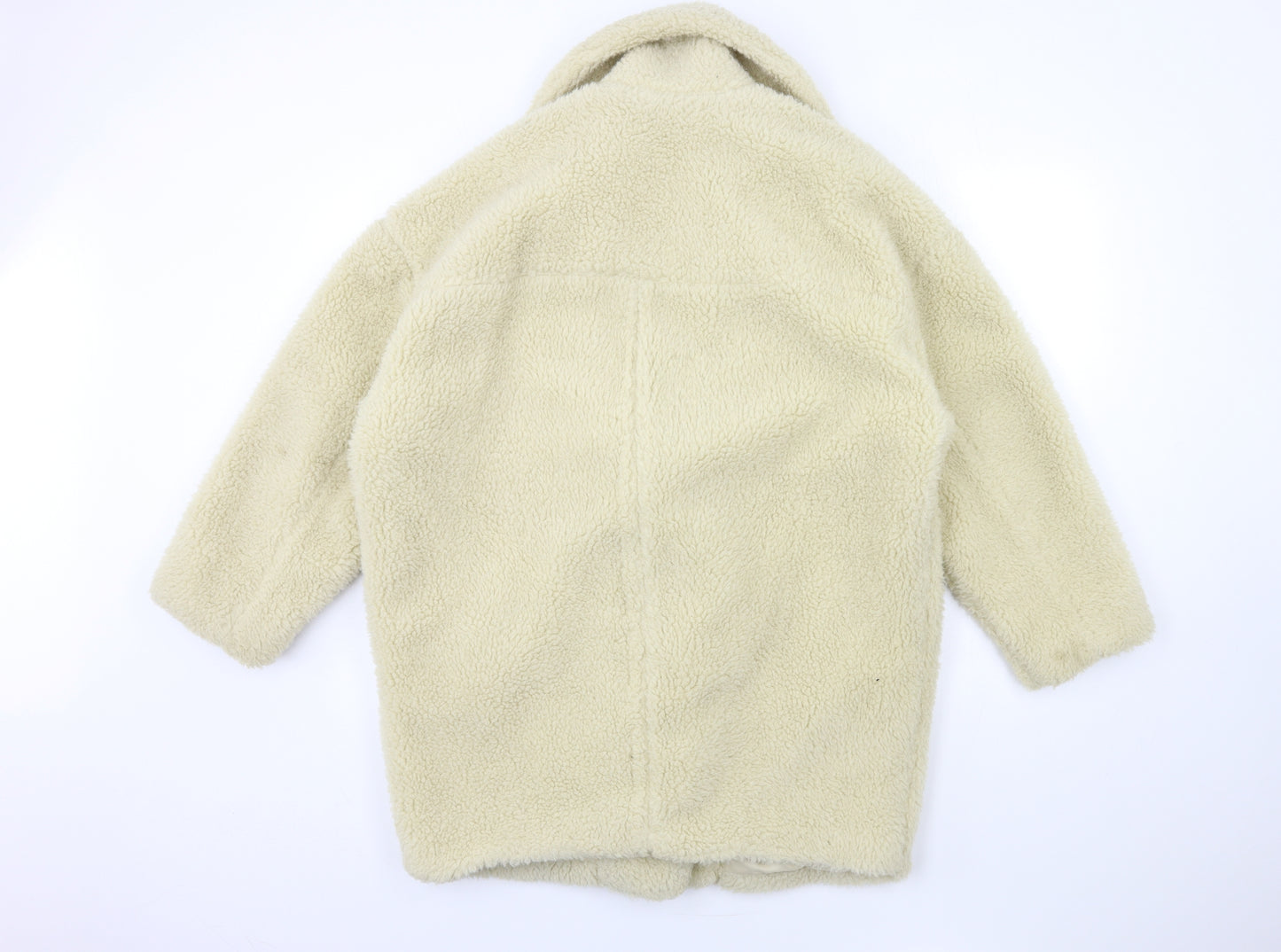 Topshop Womens Beige   Overcoat Coat Size 10