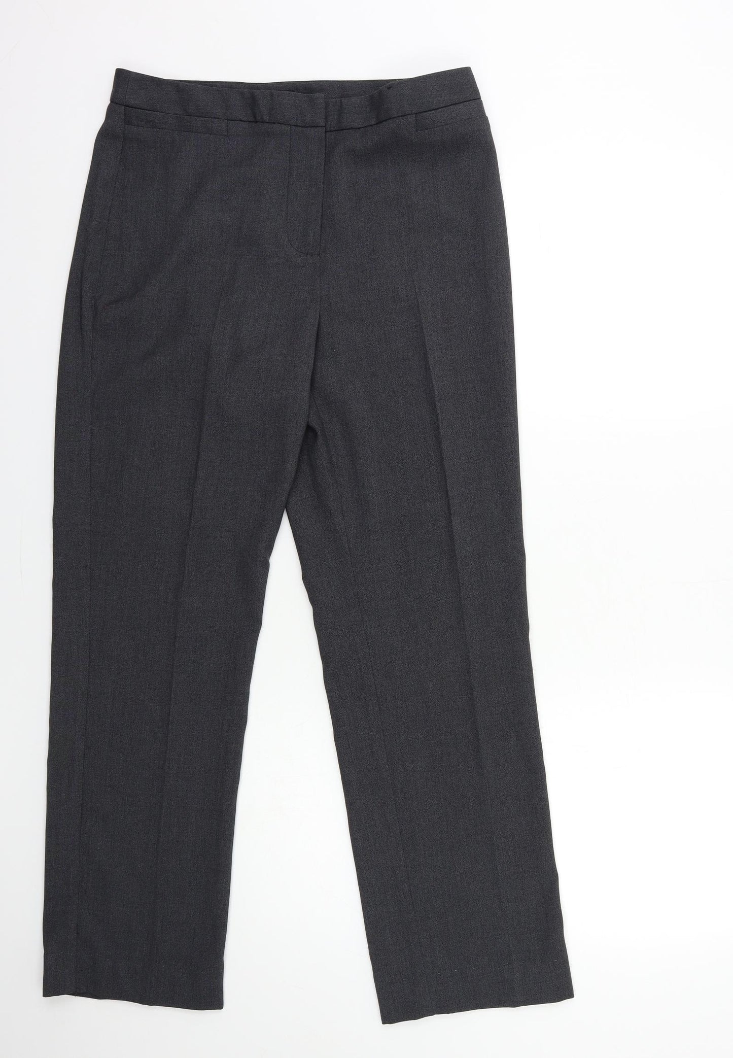 Papaya Womens Grey   Trousers  Size 12 L28 in