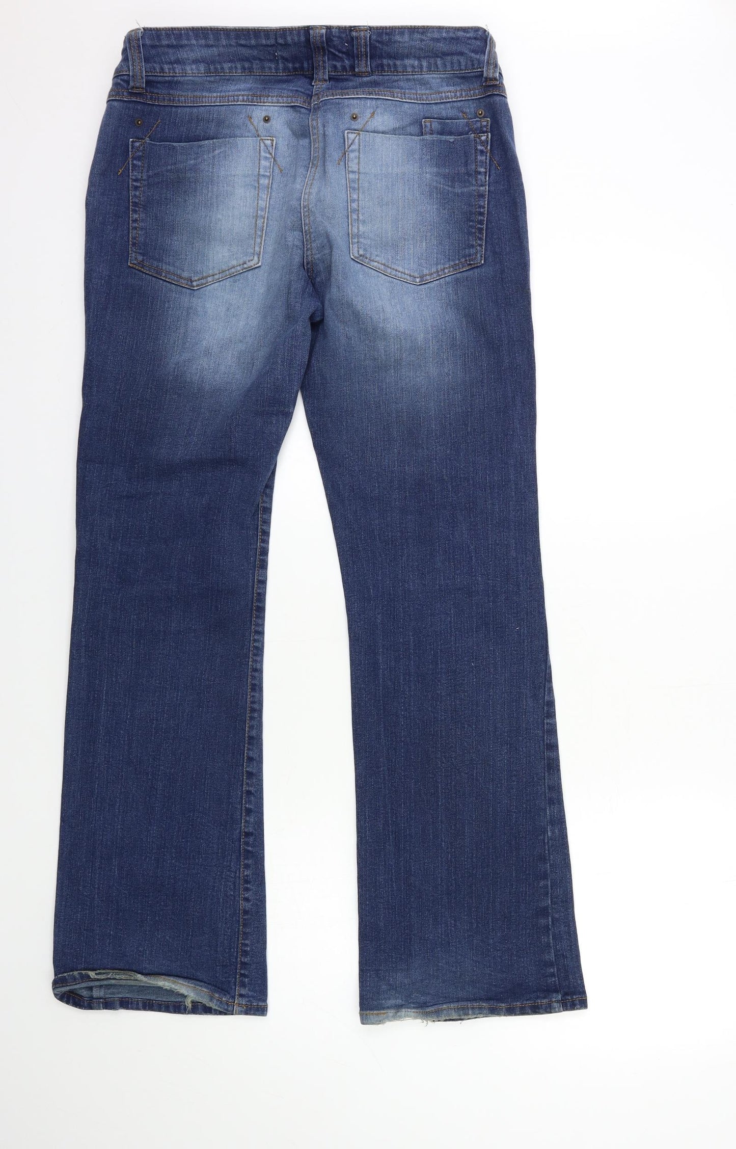 Cherokee Womens Blue  Denim Bootcut Jeans Size 14 L30 in