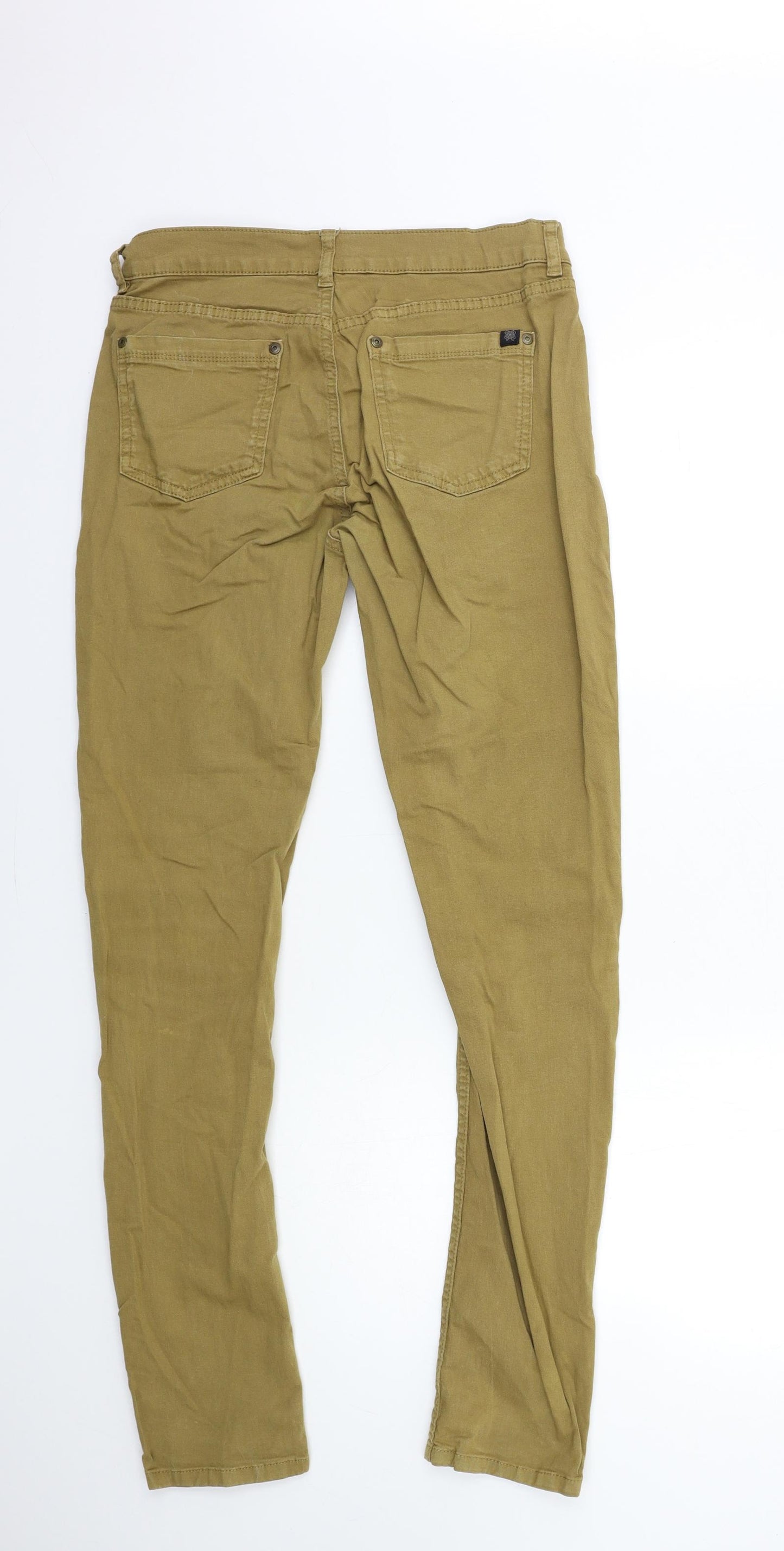Oasis Womens Brown   Chino Trousers Size 12 L31 in