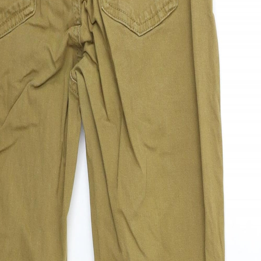 Oasis Womens Brown   Chino Trousers Size 12 L31 in