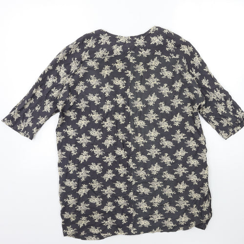 Vouley Vous Womens Grey   Basic Blouse Size S