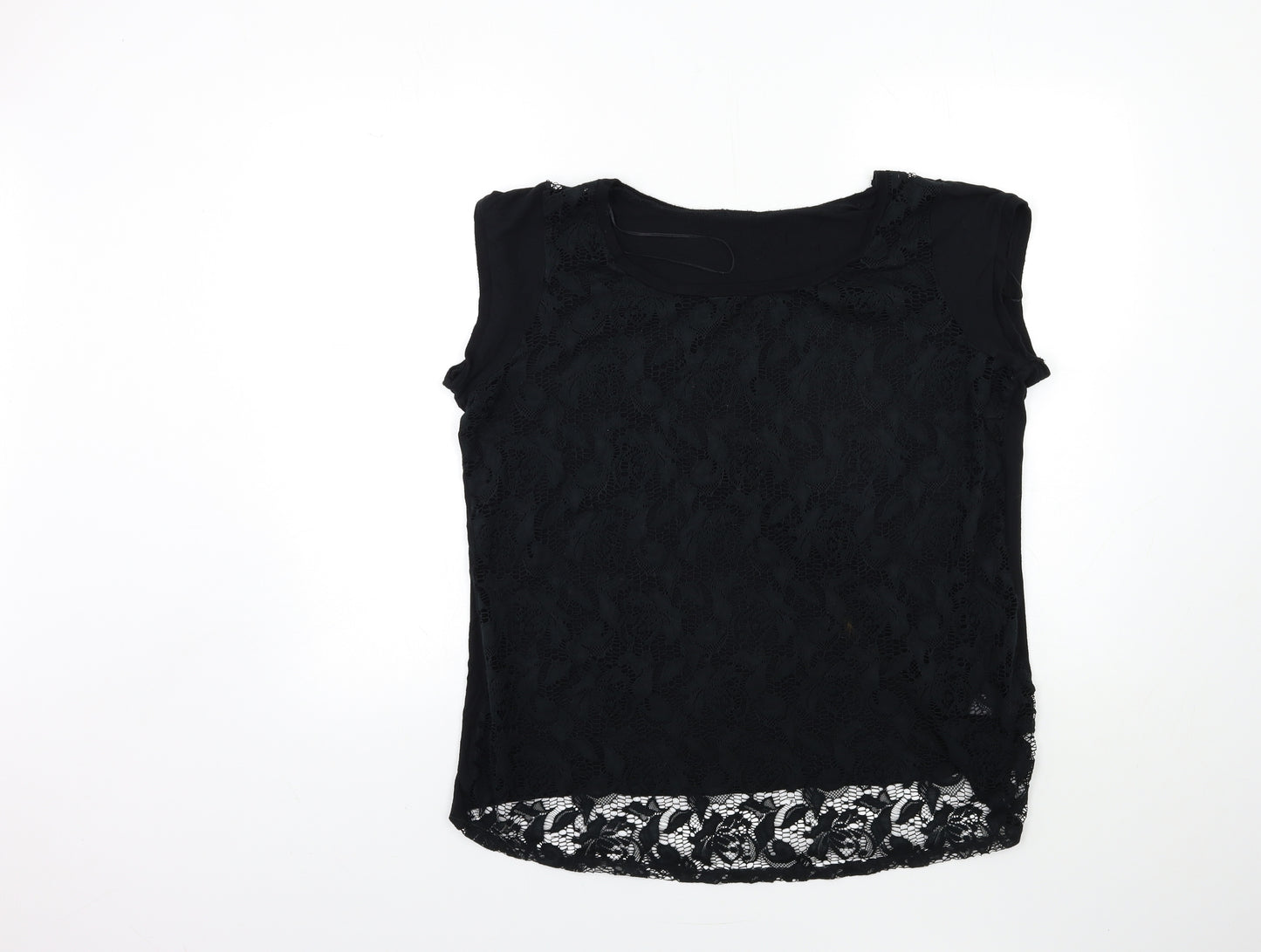 George Womens Black   Basic T-Shirt Size 20