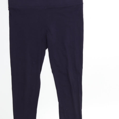 Marks and Spencer Womens Purple   Capri Trousers Size 14 L26 in
