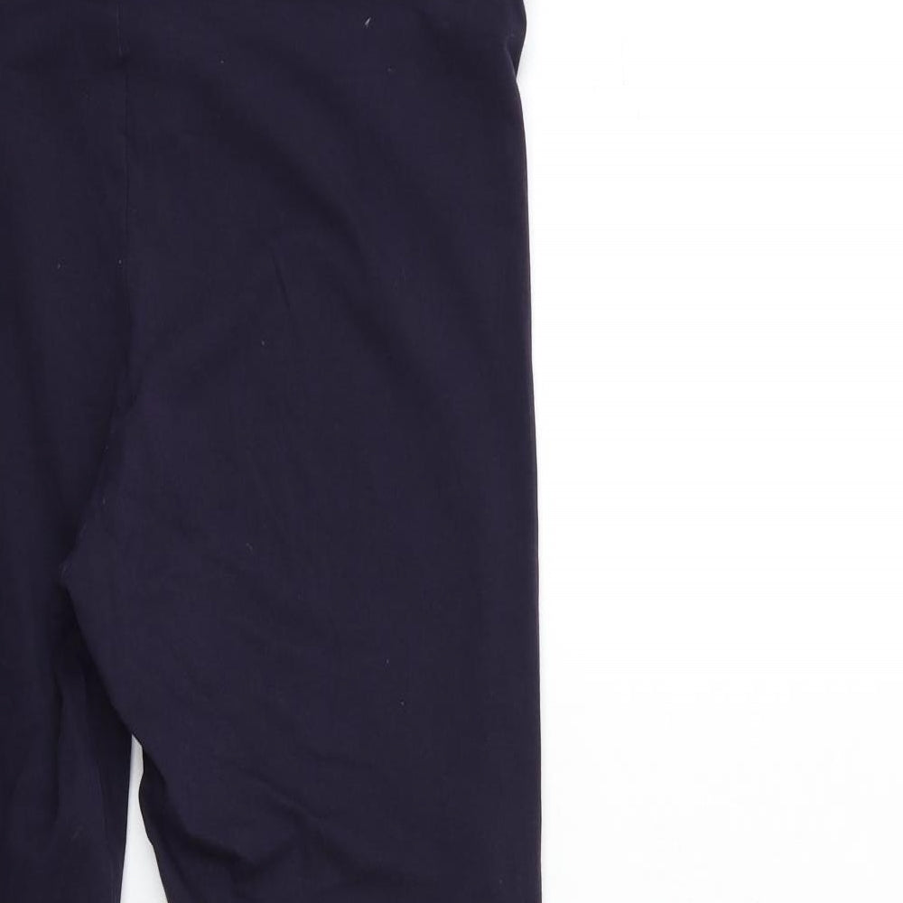 Marks and Spencer Womens Purple   Capri Trousers Size 14 L26 in
