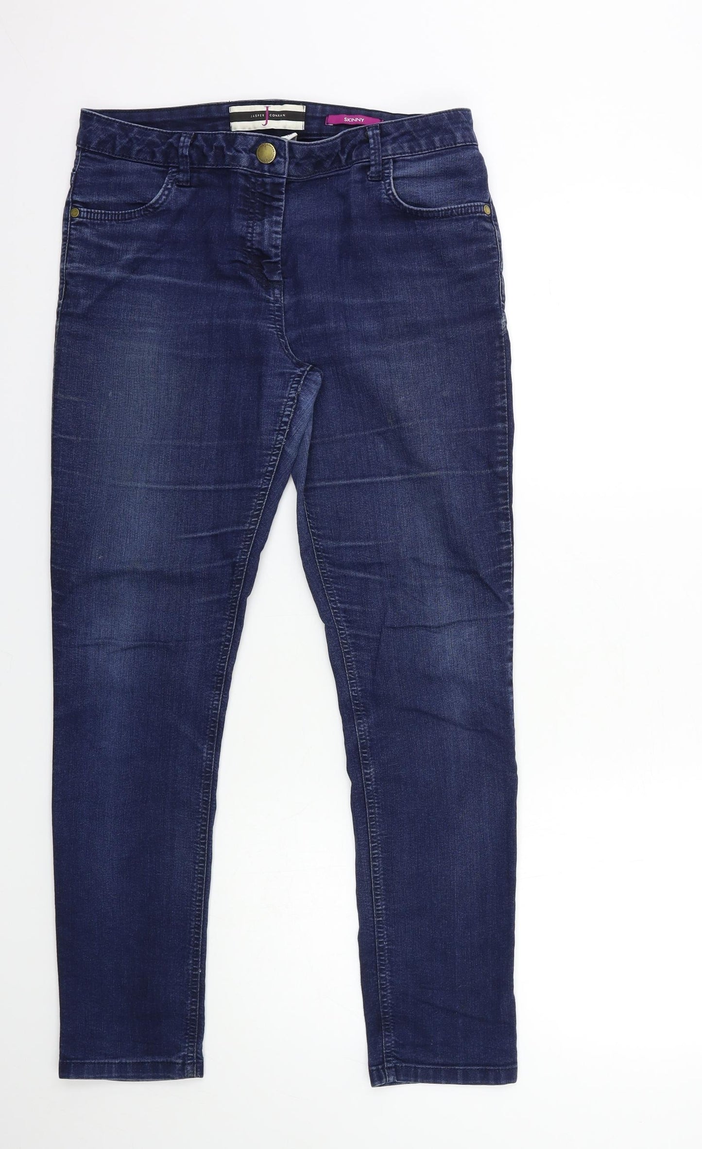 Jasper Conran Womens Blue  Denim Skinny Jeans Size 14 L29 in