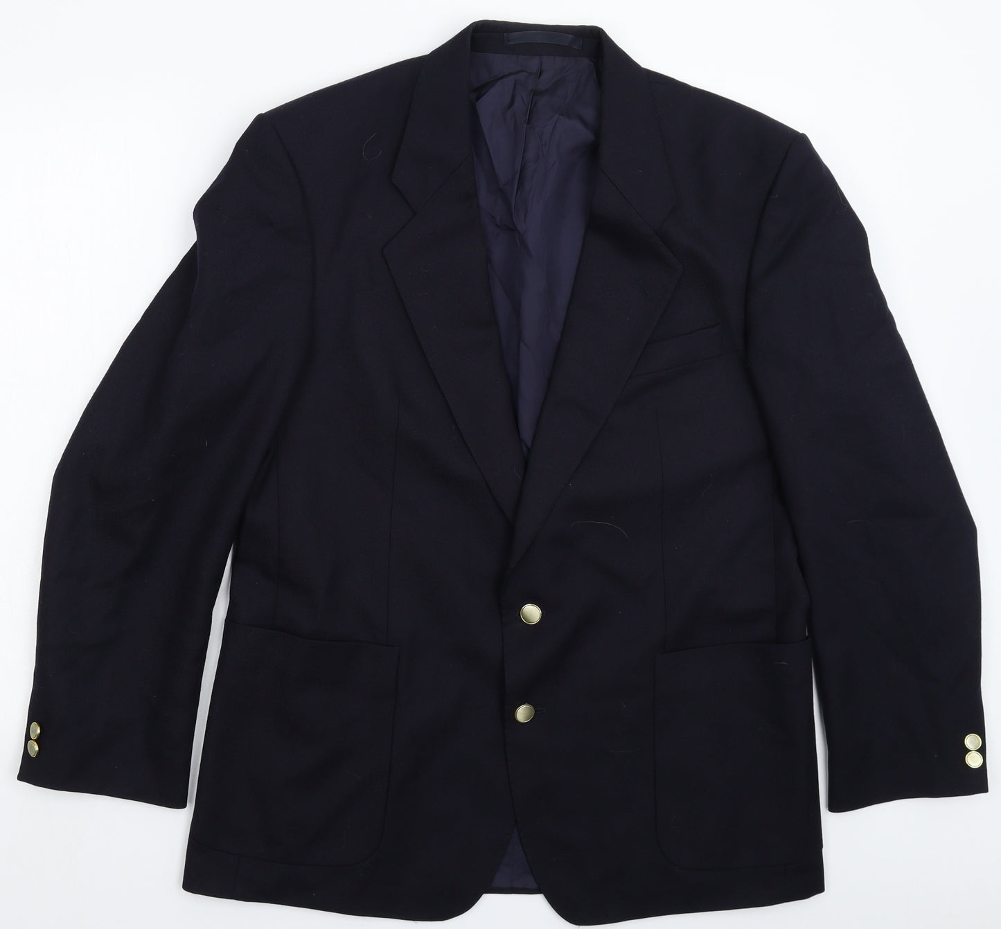 St Michael Mens Blue   Jacket Suit Jacket Size 42