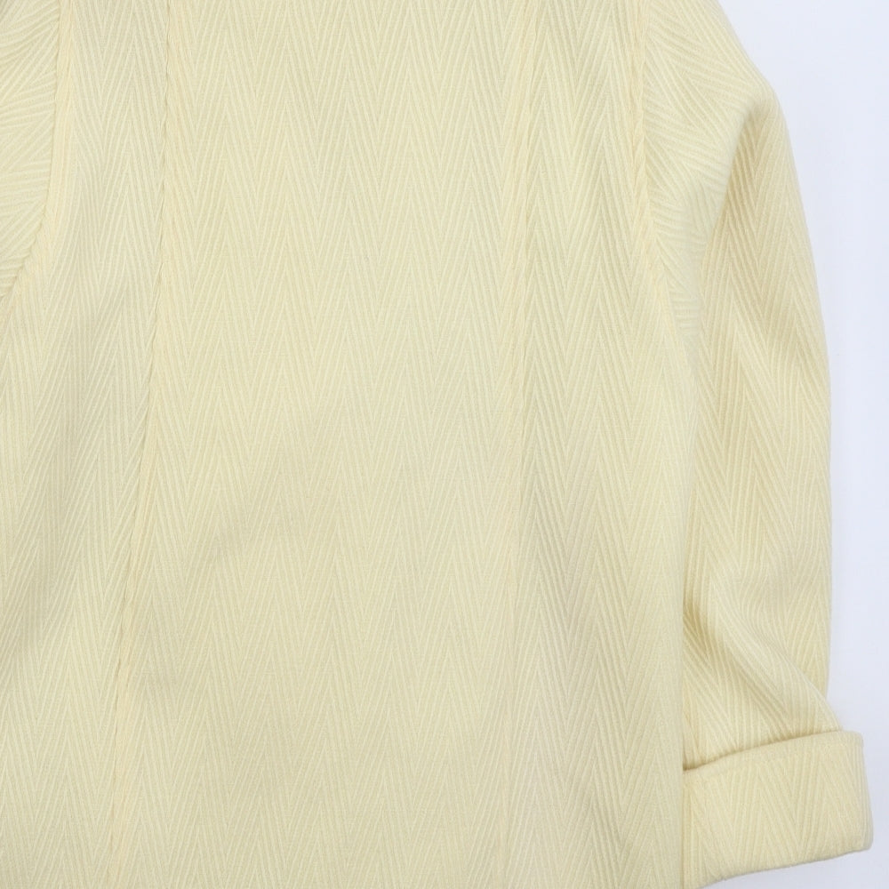 High Fashion Womens White   Jacket Suit Jacket Size 16