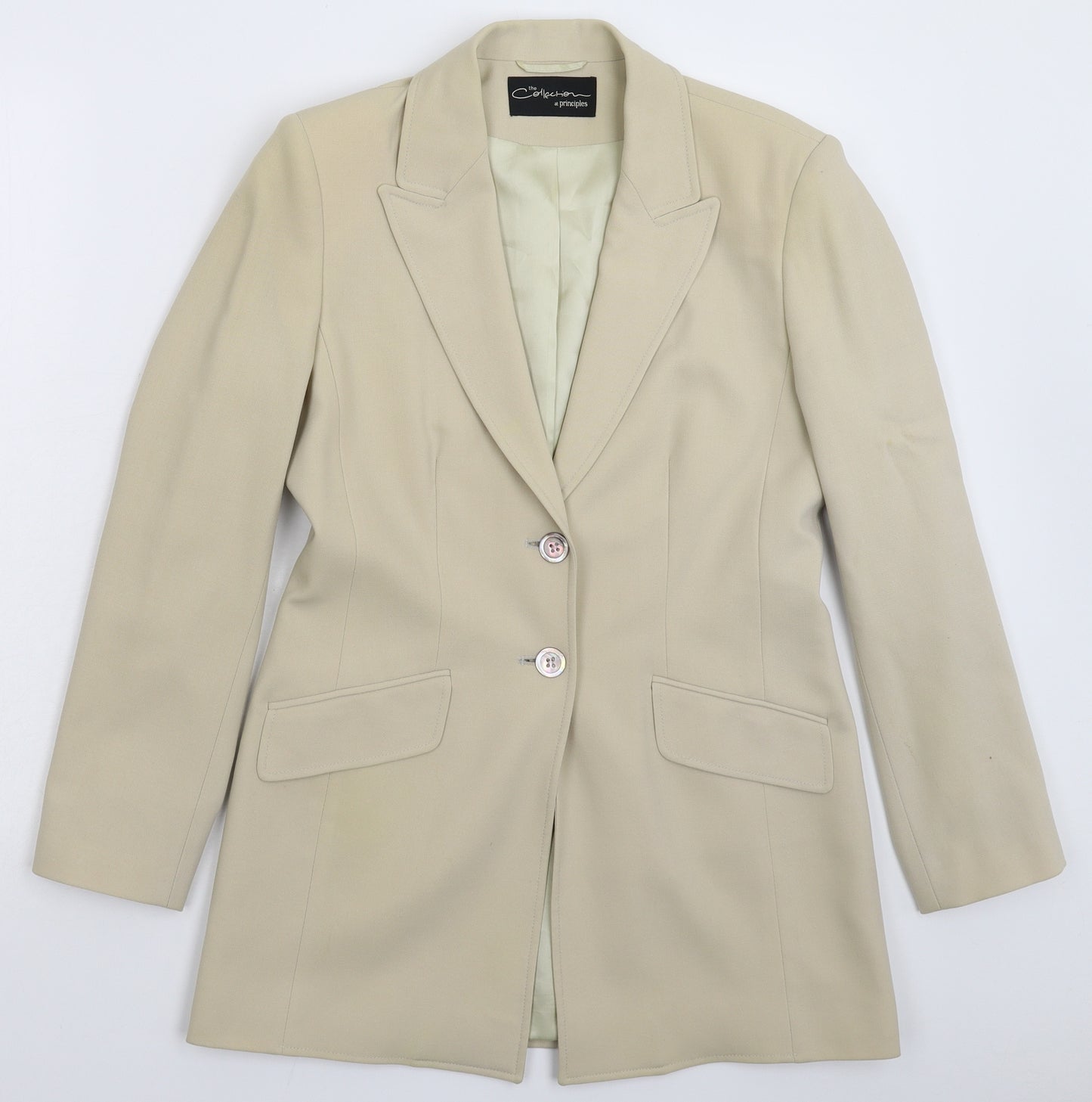 Principles Womens Beige   Jacket Suit Jacket Size 10