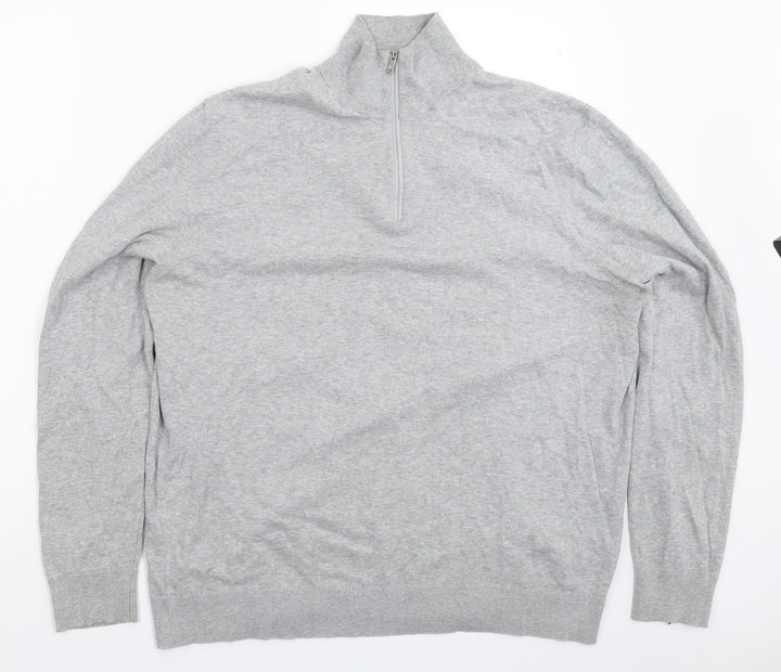 Burton Mens Grey Knit Pullover Jumper Size XL