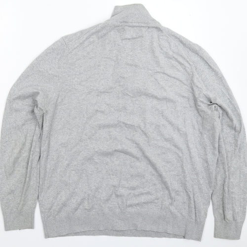 Burton Mens Grey  Knit Pullover Jumper Size XL
