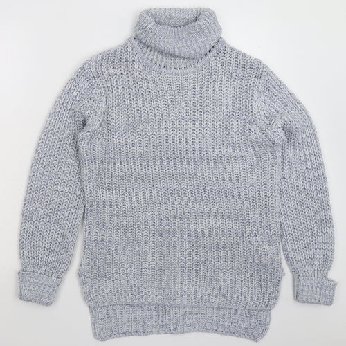 Lotties Womens Blue  Knit Pullover Jumper Size 14