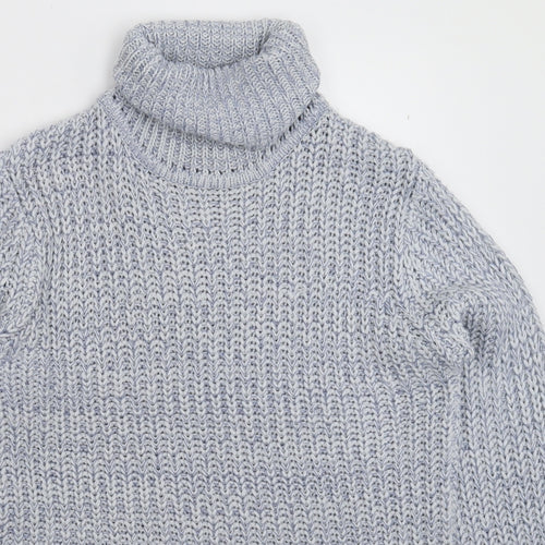 Lotties Womens Blue  Knit Pullover Jumper Size 14