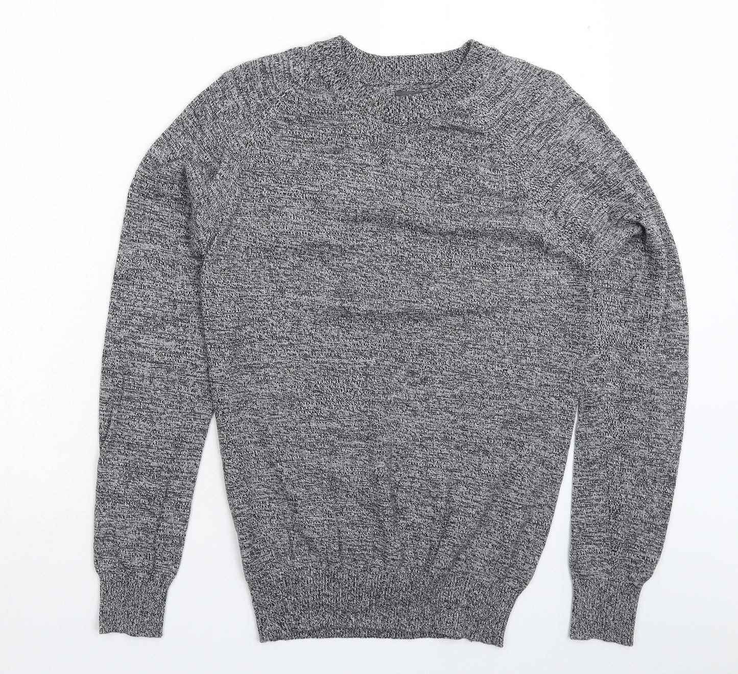 Primark Mens Grey  Knit Pullover Jumper Size XS
