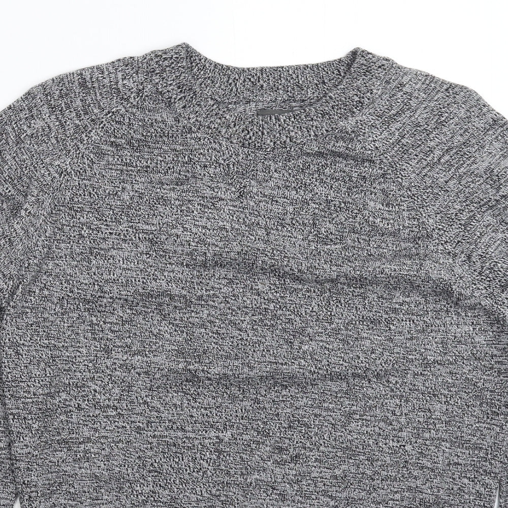 Primark Mens Grey  Knit Pullover Jumper Size XS