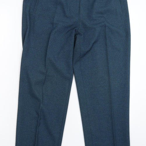 Oscar Womens Blue   Dress Pants Trousers Size 12 L28 in