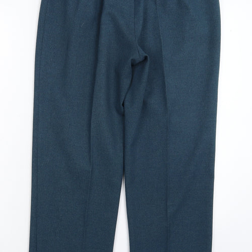 Oscar Womens Blue   Dress Pants Trousers Size 12 L28 in