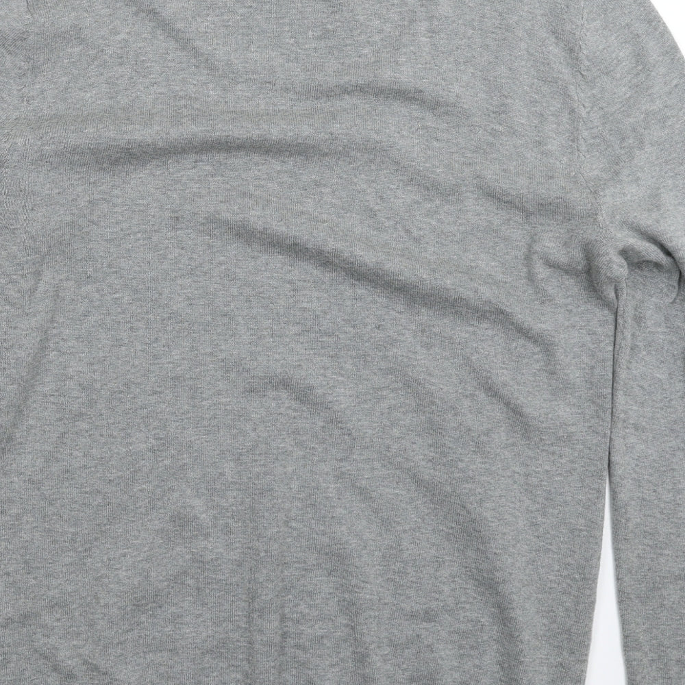 Topman Mens Grey  Knit Pullover Jumper Size M