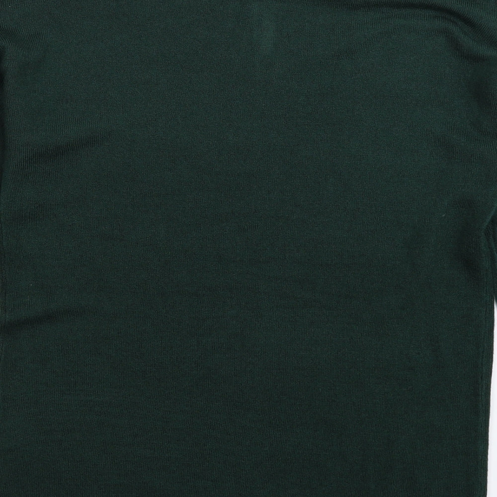 Pep&Co Womens Green  Knit Pullover Jumper Size 12