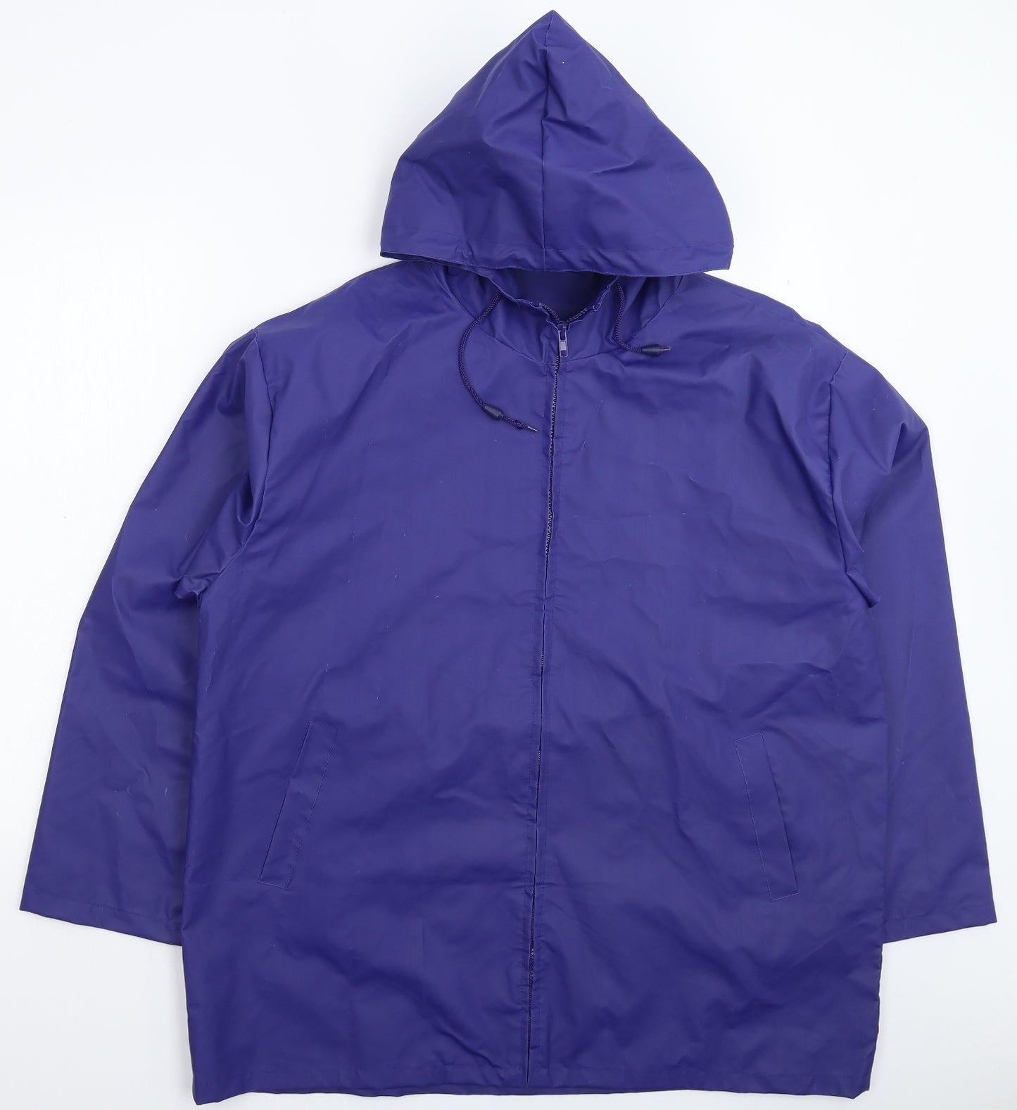 Preworn Mens Blue   Rain Coat Coat Size L