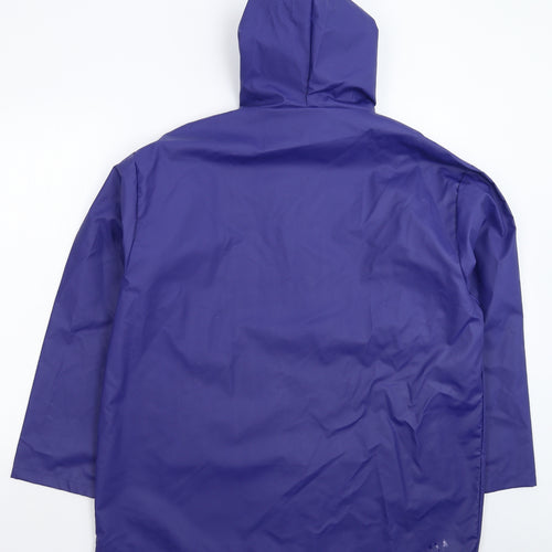 Preworn Mens Blue   Rain Coat Coat Size L