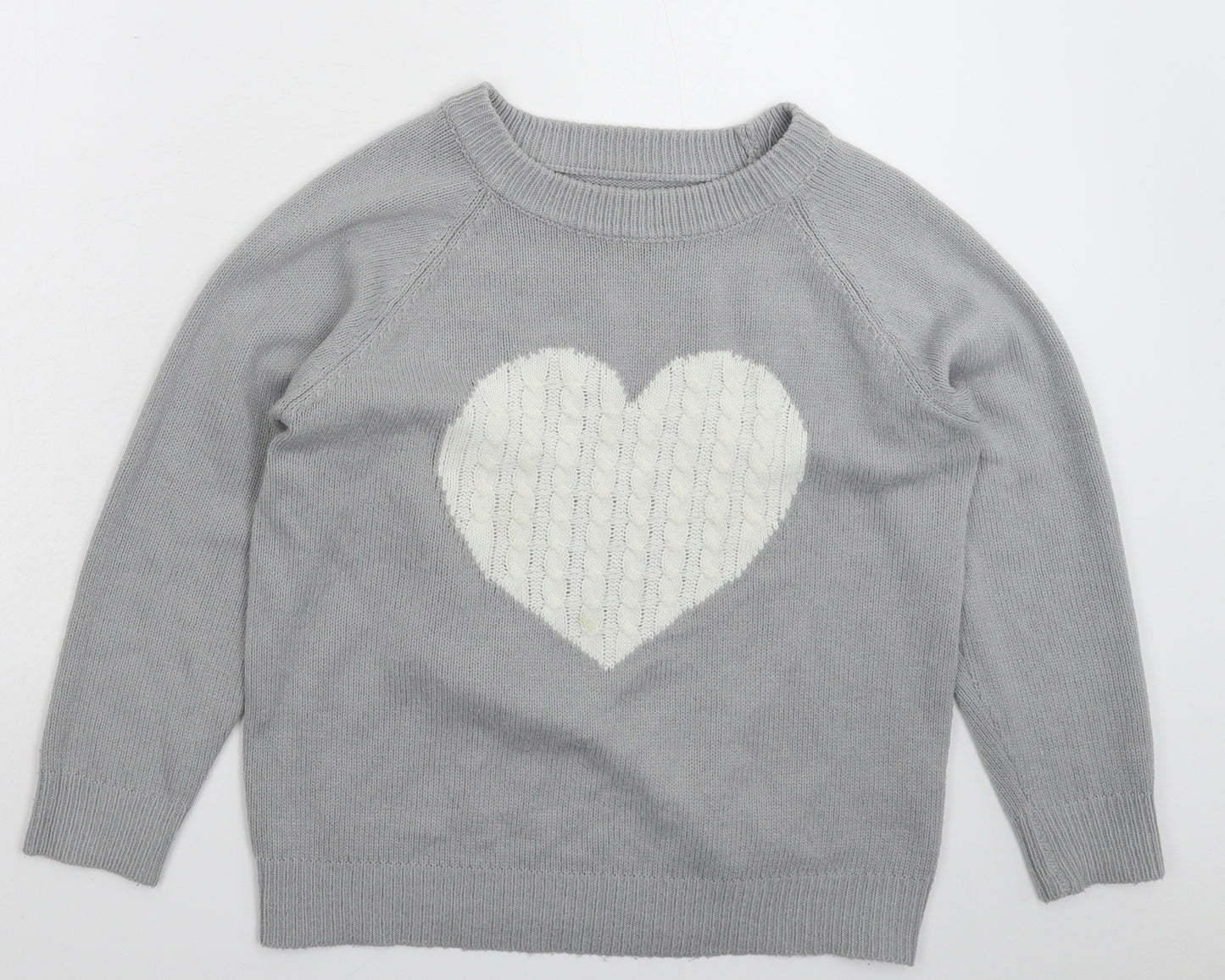 Preworn Womens Grey  Knit Pullover Jumper Size M