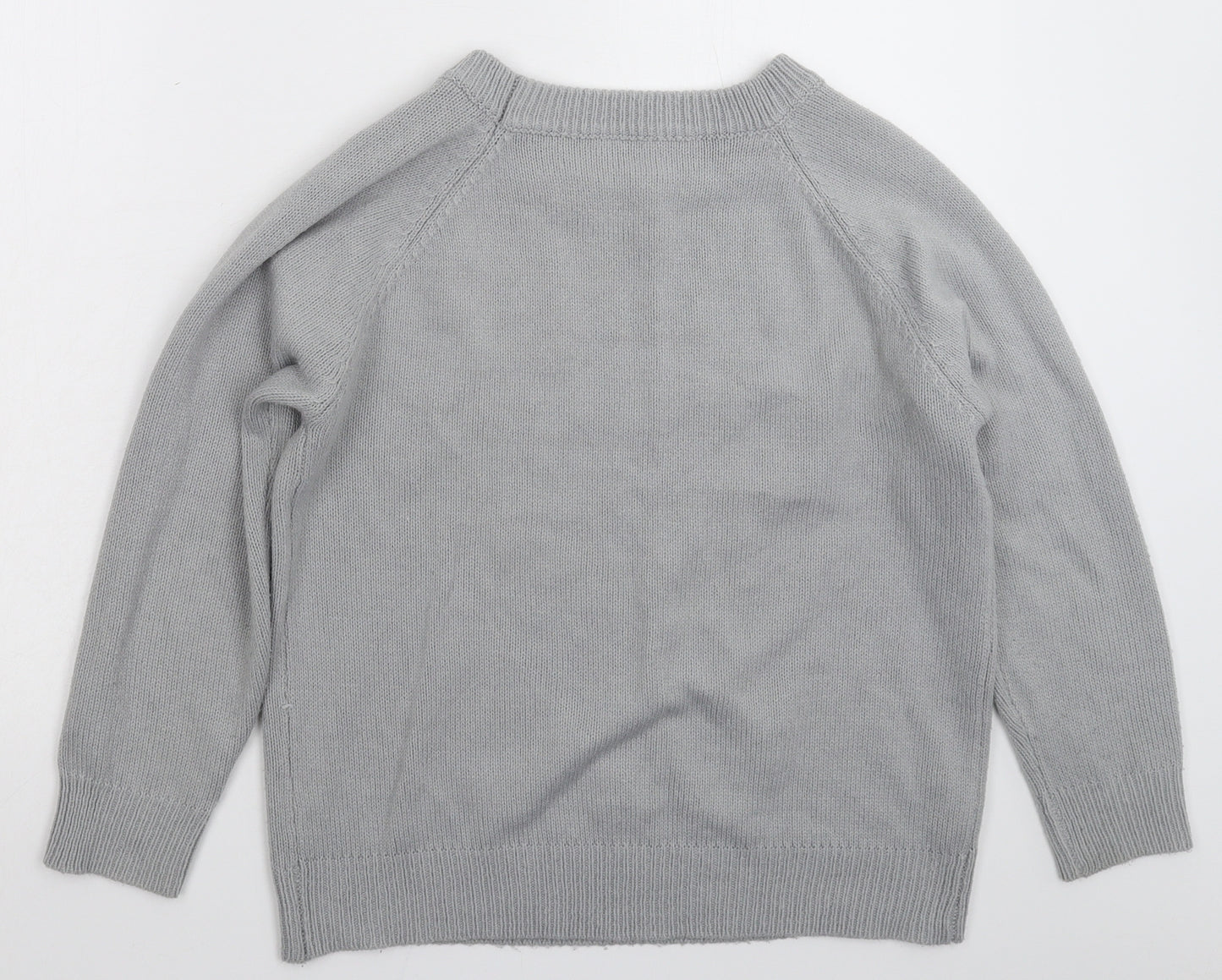 Preworn Womens Grey  Knit Pullover Jumper Size M