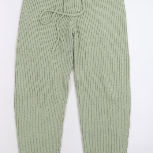 Marks and Spencer Womens Grey  Knit Trousers  Size 10 L26 in