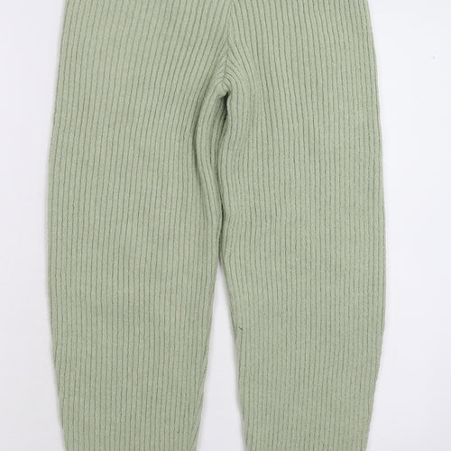 Marks and Spencer Womens Grey  Knit Trousers  Size 10 L26 in