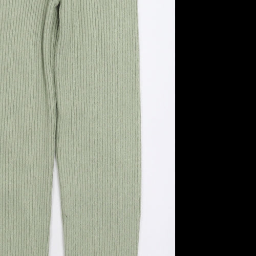 Marks and Spencer Womens Grey  Knit Trousers  Size 10 L26 in