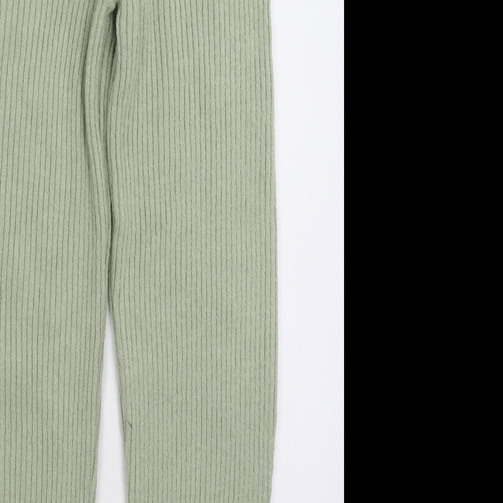 Marks and Spencer Womens Grey  Knit Trousers  Size 10 L26 in