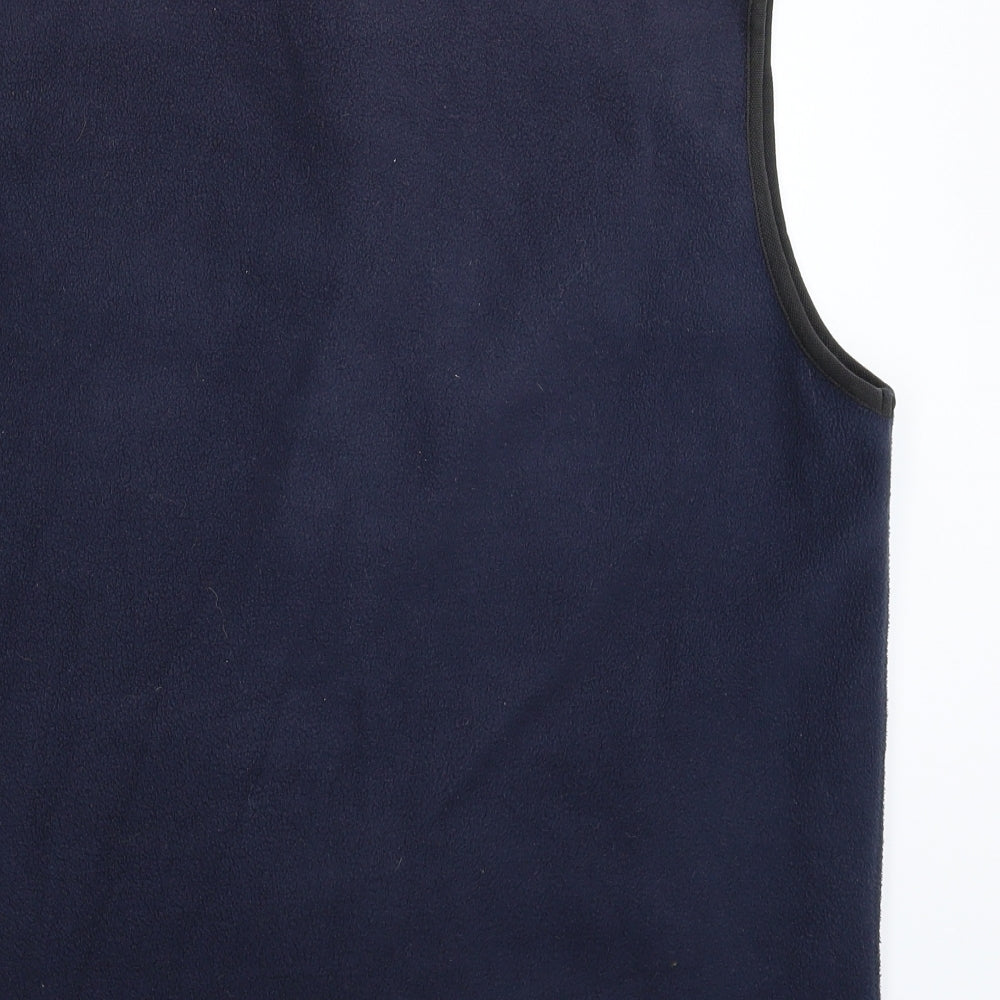 Trespass Mens Blue  Fleece Gilet Jacket Size L