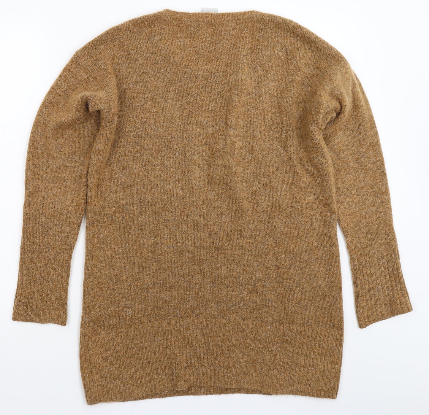 ICHI Womens Beige  Knit Pullover Jumper Size S  - Oversized