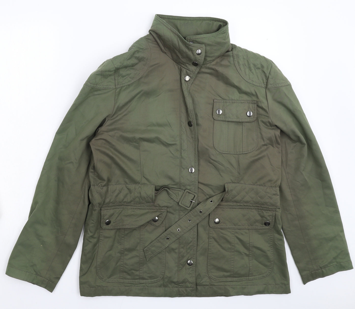Paul Costelloe Womens Green   Jacket Coat Size L
