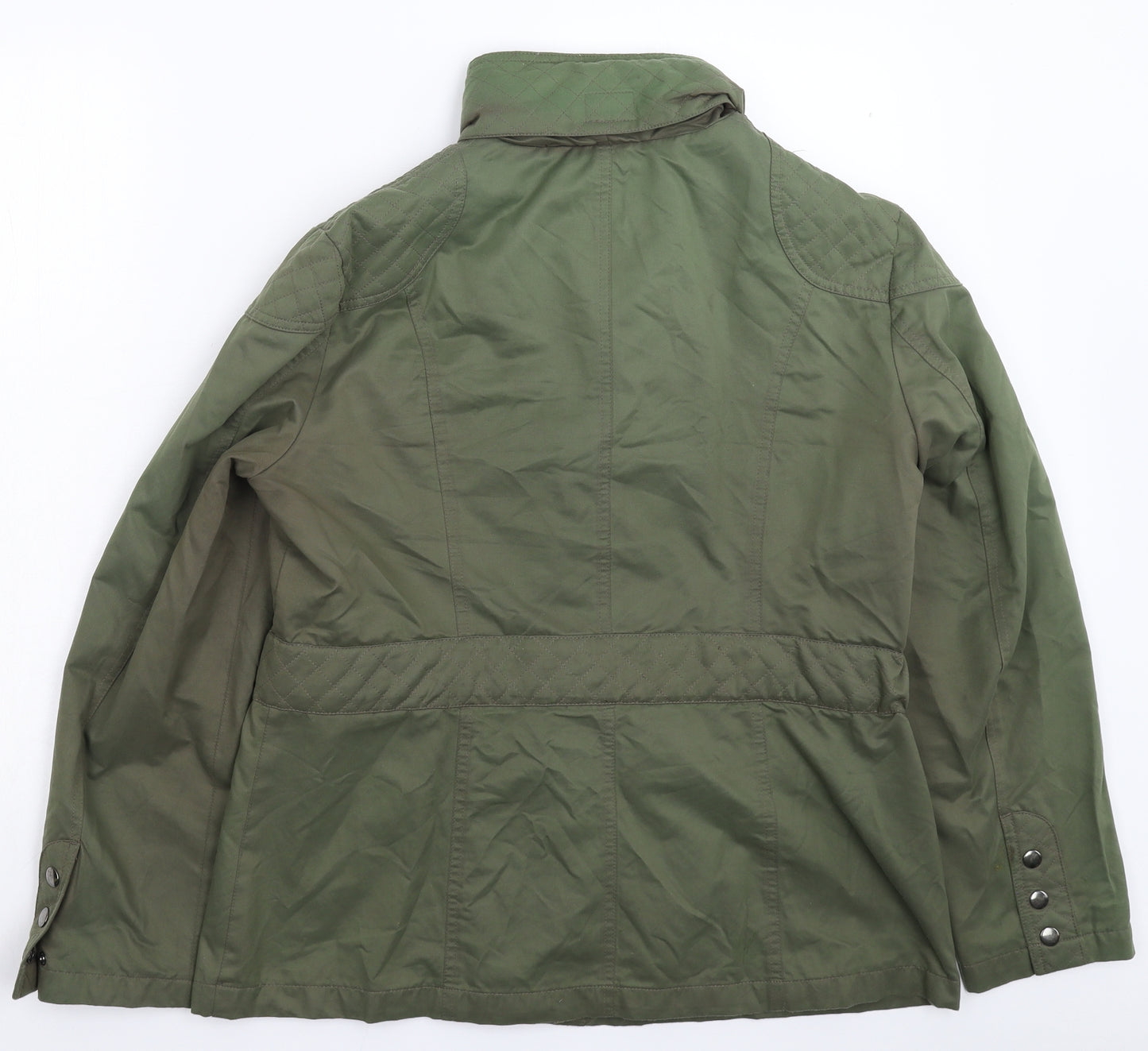 Paul Costelloe Womens Green   Jacket Coat Size L