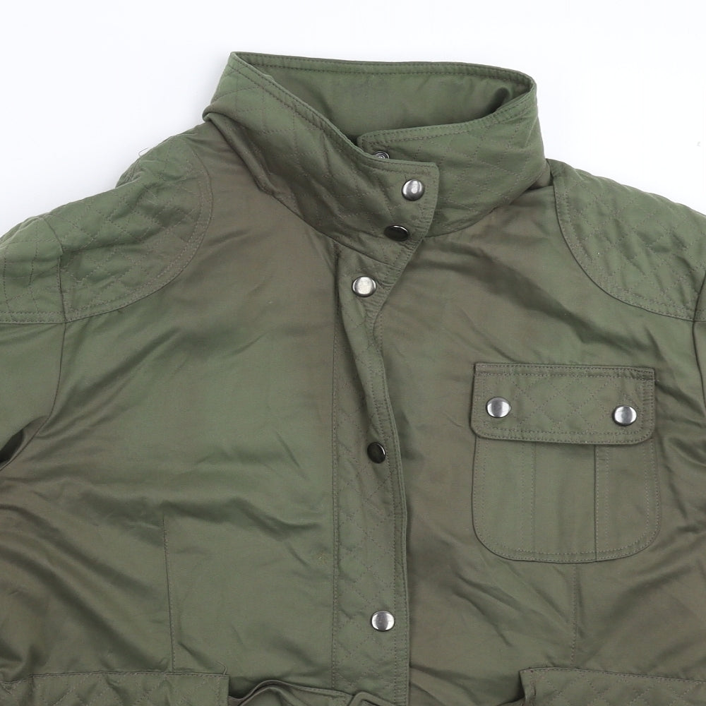 Paul Costelloe Womens Green   Jacket Coat Size L