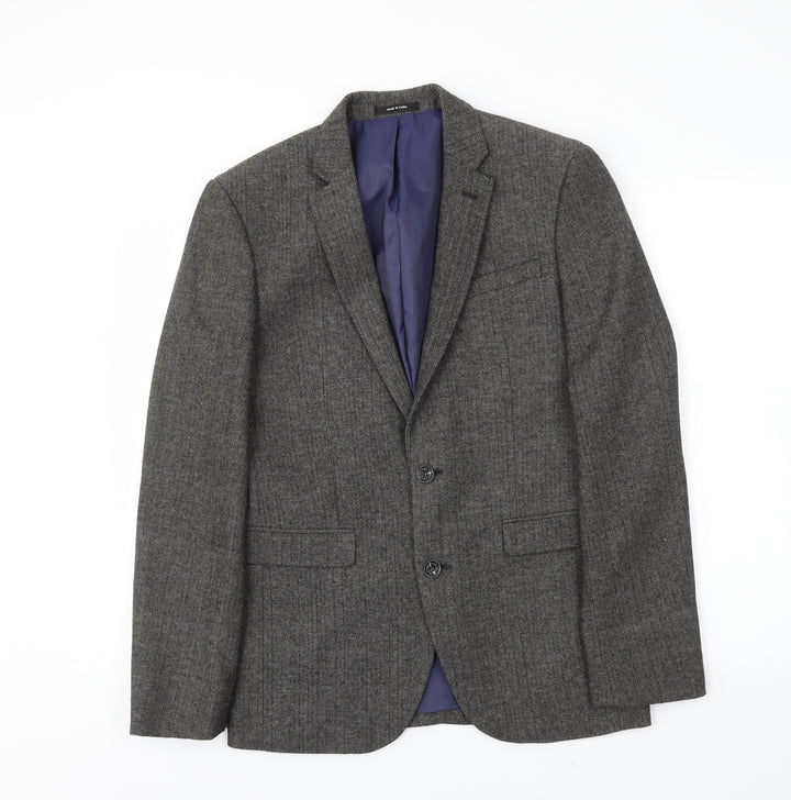 Cedar Wood State Mens Grey   Jacket Blazer Size S