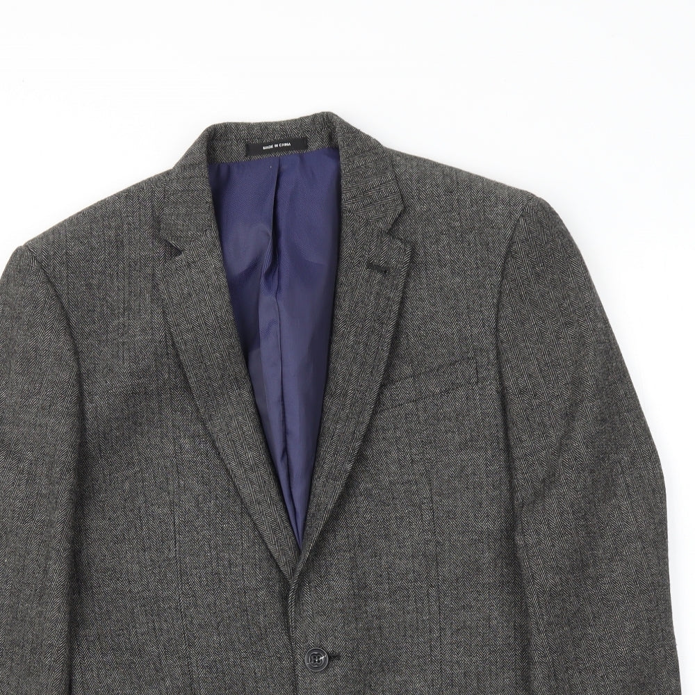 Cedar Wood State Mens Grey   Jacket Blazer Size S