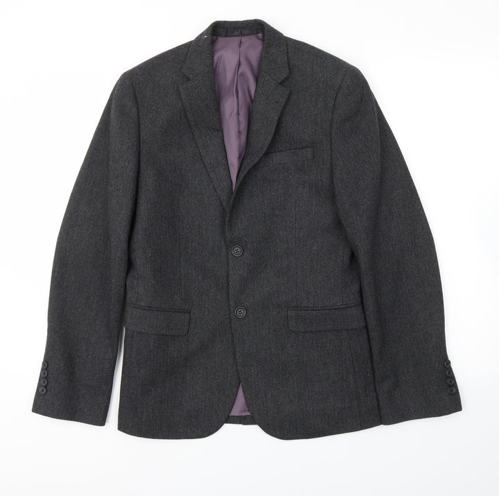 Cedar Wood State Mens Grey   Jacket Blazer Size S