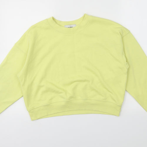 Pull&Bear Womens Yellow   Pullover Jumper Size S