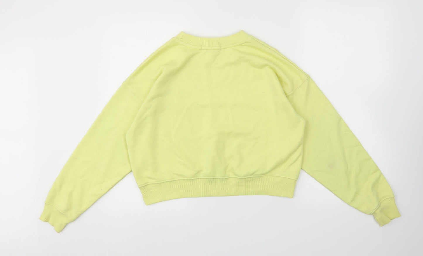 Pull&Bear Womens Yellow   Pullover Jumper Size S
