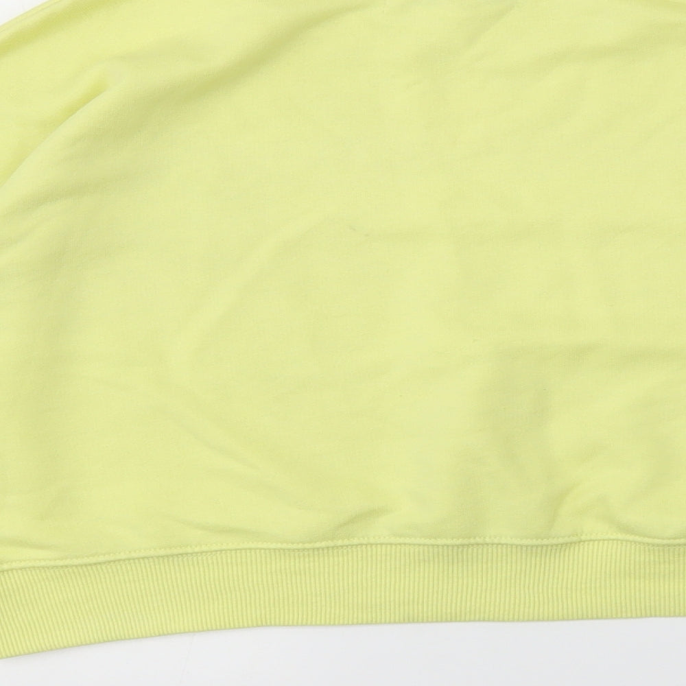 Pull&Bear Womens Yellow   Pullover Jumper Size S