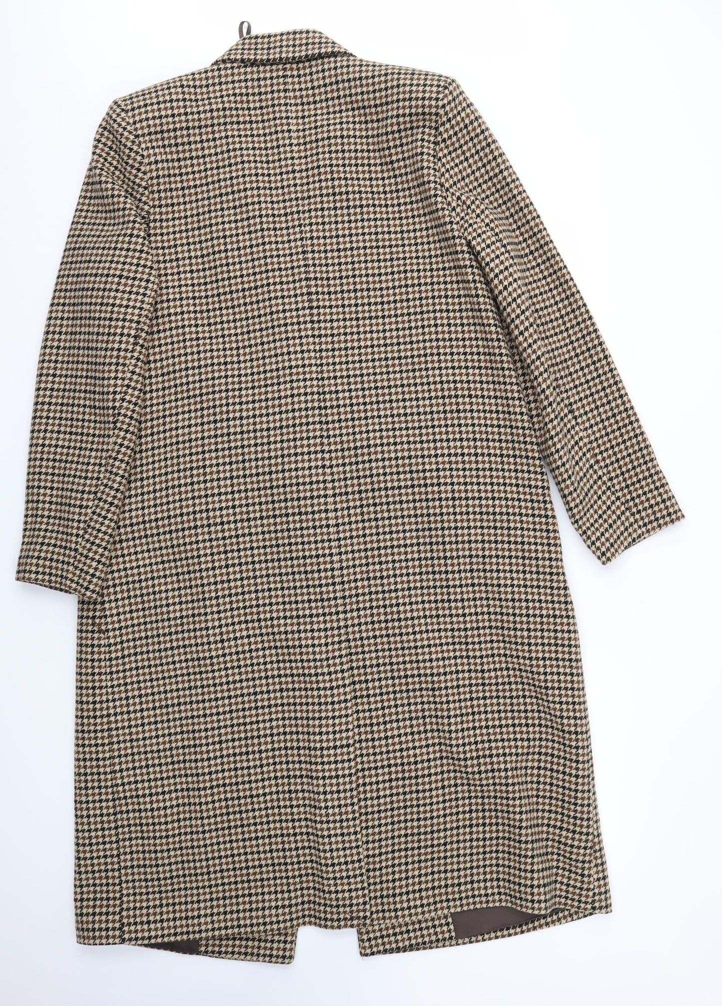 Primark Womens Brown Check  Jacket Coat Size 16