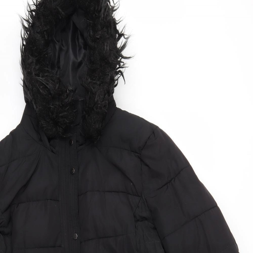 Wallis Womens Black   Jacket Coat Size M